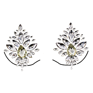 Clear Crystal Boob Gems/ Jewels - Style B
