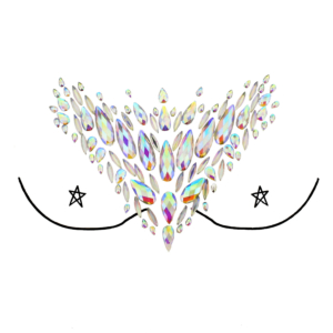AB Crystal Boob Gems/ Jewels - Style F