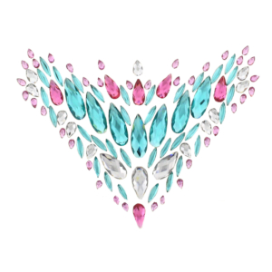 Multicolour& Crystal Boob Gems/ Jewels - Style F