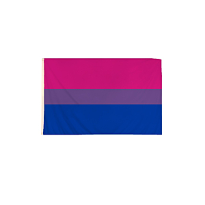 5 x 3 Feet Bisexual Flag with Brass Eyelets