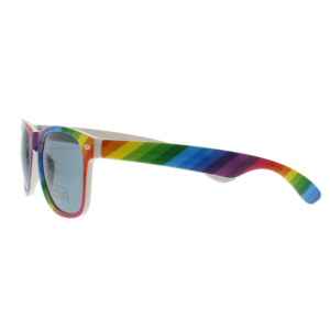 Bisexual Coloured Striped Sunglasses