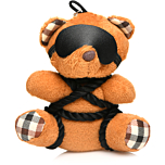 BOUND TEDDY BEAR KEYCHAIN
