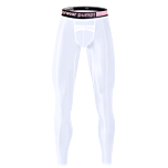 Nylon Made Mens Breathable Quick Drying High Performance Fit White