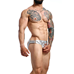 DNGEON Cockring Jockstrap Silver