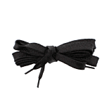 Pair of Black Glitter Shoelaces