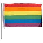 Flag Pride 90 x 60 cm With Plastic Stick