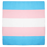 Transgender Flag Cotton Bandanas 53cm x 53cm