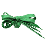 Pair of Green Glitter Shoelaces