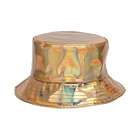 Gold Holographic PVC Sun Hat