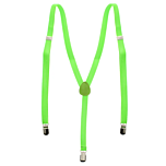Neon Green 1.5cm Plain Braces