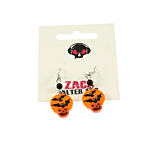 Pumpkin & Bat Earrings