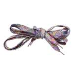 Pair of Rainbow Glitter Shoelaces