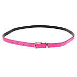 101.5 x 1.3cm Neon Pink Glossy Rubber Belt