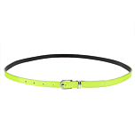 101.5 x 1.3cm Neon Yellow Glossy Rubber Belt