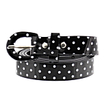 96 x 2cm Black Polka Dot Retro Waist Belt