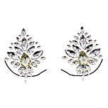Clear Crystal Boob Gems/ Jewels - Style B