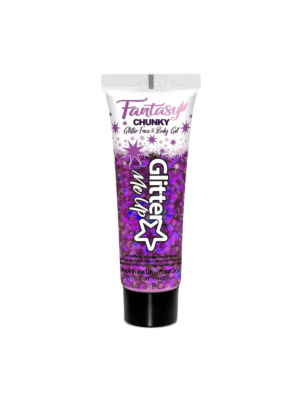 Fantasy Chunky Glitter Gels 12ml-purple