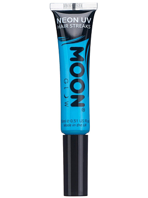 Intense Neon UV Hair Streaks - blue