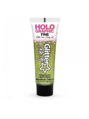 Holographic Glitter Face Gels dust12ml-gold