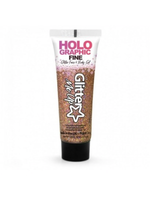 Holographic Glitter Face Gels dust12ml-rose