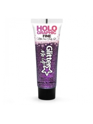 Holographic Glitter Face Gels dust12ml-purple