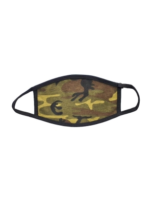 ADULT COTTON FABRIC MASK - KHAKI