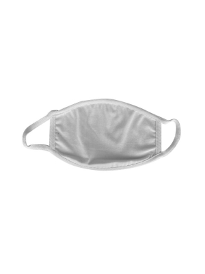 ADULT COTTON FABRIC MASK - WHITE