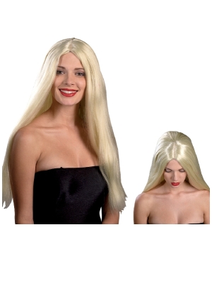 Wig blonde long wig