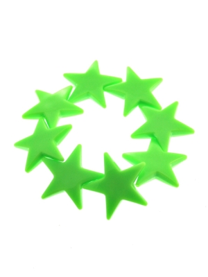 Neon Green Star Bracelets