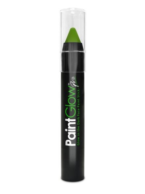 Glow in the Dark Face Paint Stick - green