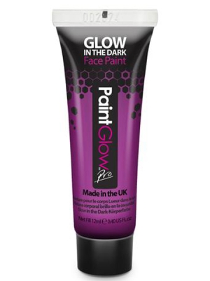  Glow in the Dark Face Paint 12ml-purple