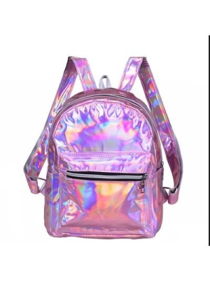 Pink back Pack Holographic
