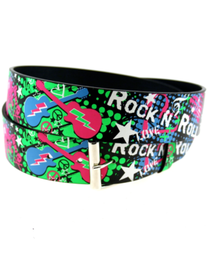 Printed Multicolour Rock N Roll Belt