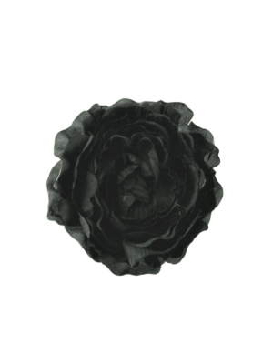 Black Begonias Flower on Concord Clip & Brooch Pin