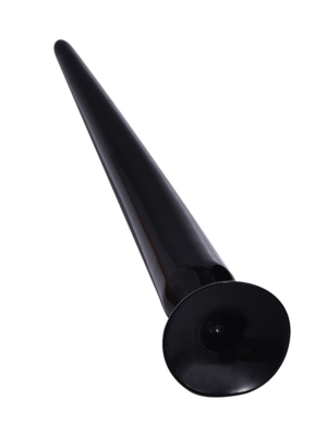 Dildo Deep Inside Black PVC Suction Cup 