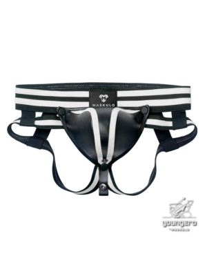 Youngero Generation Y. Men's Fetish Jockstraps. Codpiece
 White