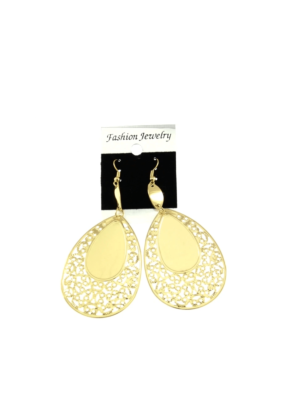 Gold Tear Drop Earrings