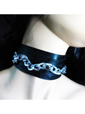 Wide collar with chain-2002368