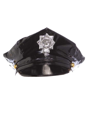 Vinyl police hat