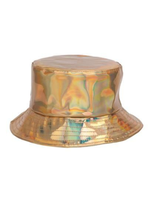 Gold Holographic PVC Sun Hat