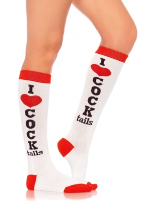 Cocktails acrylic knee socks