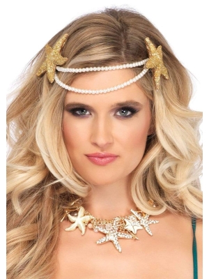 Mermaid pearl headband