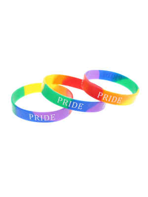 PRIDE Rainbow Silicon Bracelets
