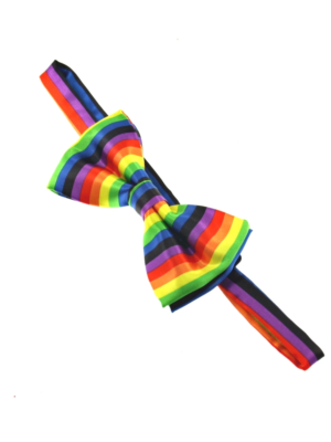 Large Rainbow Bow Ties