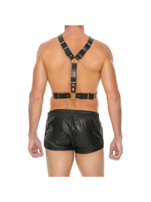 SHOTS OUCH MEN'S HARNESS WITH METAL BIT