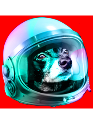 Astronaut Space Dog