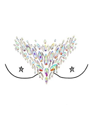 AB Crystal Boob Gems/ Jewels - Style F